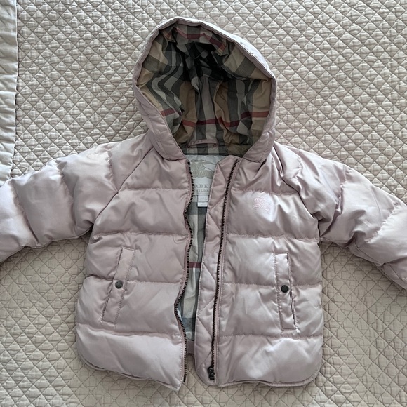 Puffer Jacket Burberry Jacket Baby Girl Burberry Girls Down Puffer